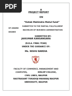 Projects reports on comparative analysis of kotak securities kotak securities organisation structure